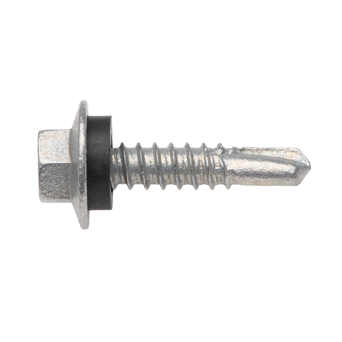Buildex 12G x 25mm Class 4 Metal Cladding Hex Head TEKS Screws with Seal, 50 Pack