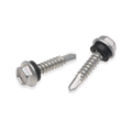 Buildex 10G x 25mm Class 4 Metal Cladding TEKS Screws with Seal, Hex Head - 20 Pack