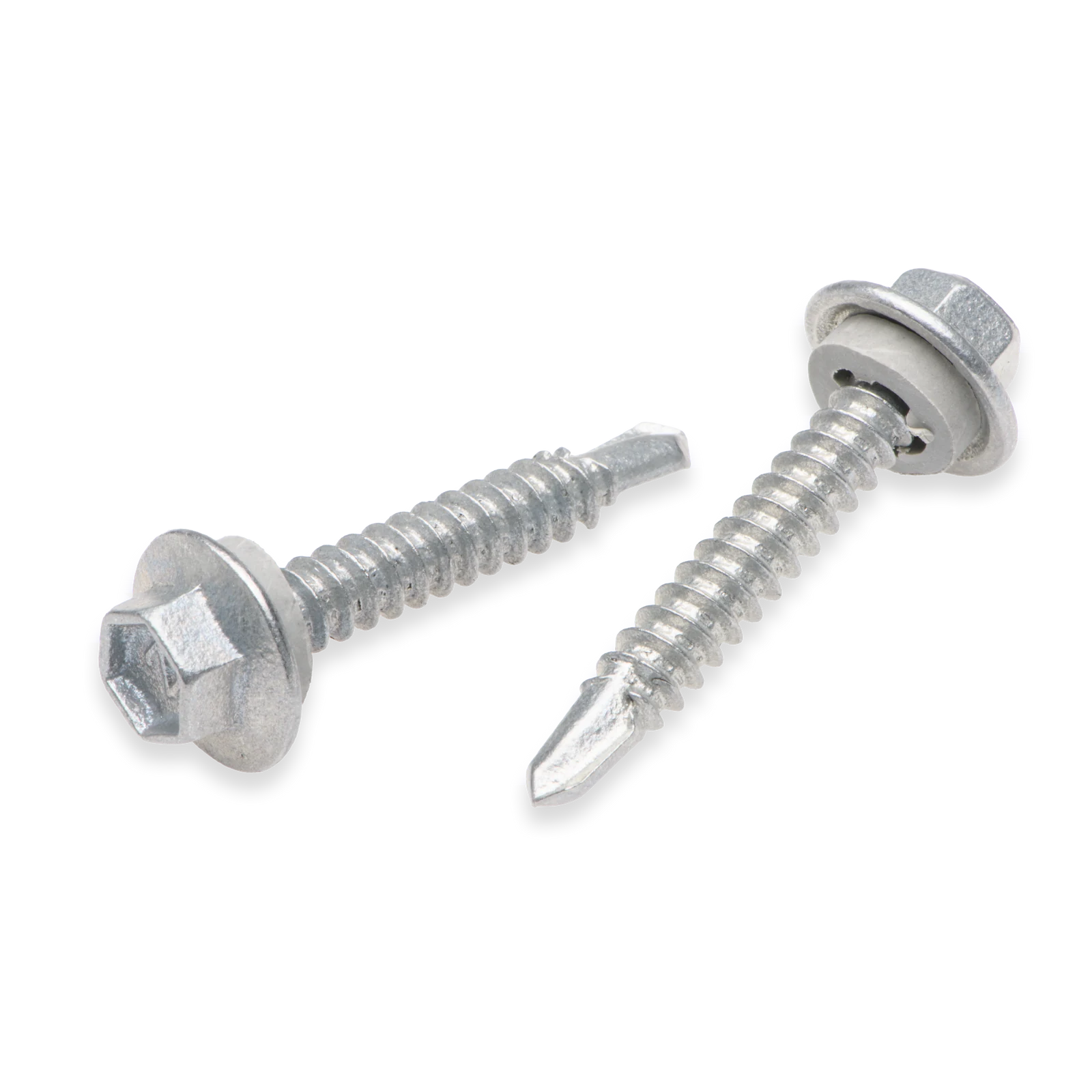 Buildex 12G x 35mm Class 3 Roofing TEKS Screws with Seal, Hex Head - 50 Pack