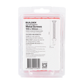 Buildex 10G x 50mm Class 3 Sheet Metal Screws, Countersunk Rib Head WING TEKS - 50 Pack