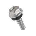 Buildex 10G x 16mm Class 4 Metal Cladding TEKS Screws with Seal, Hex Head - 100 Pack