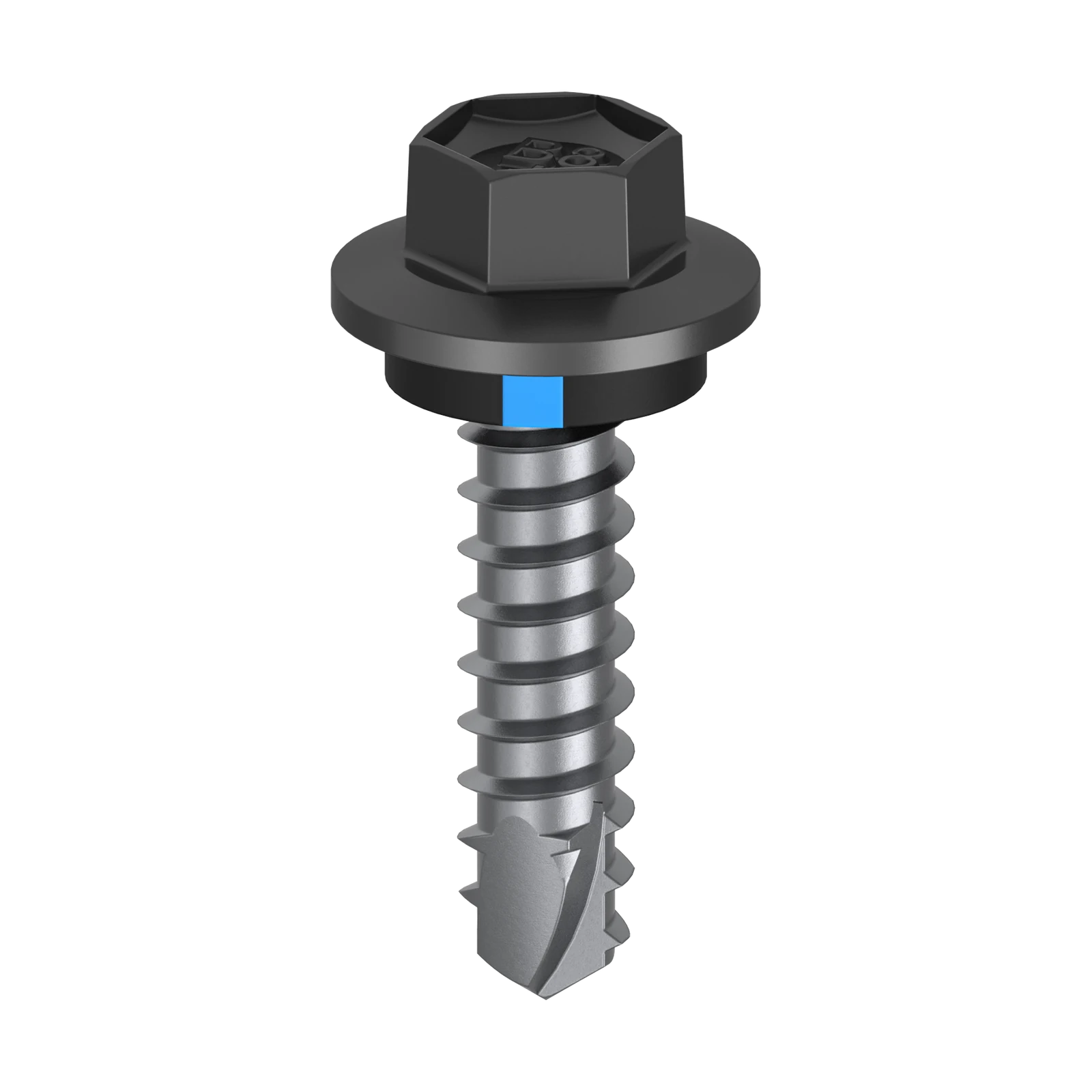 Bremick 6.2 x 25mm Vortex Plus Cladding Screw with Seal, Monument Hex Head - 100 Box