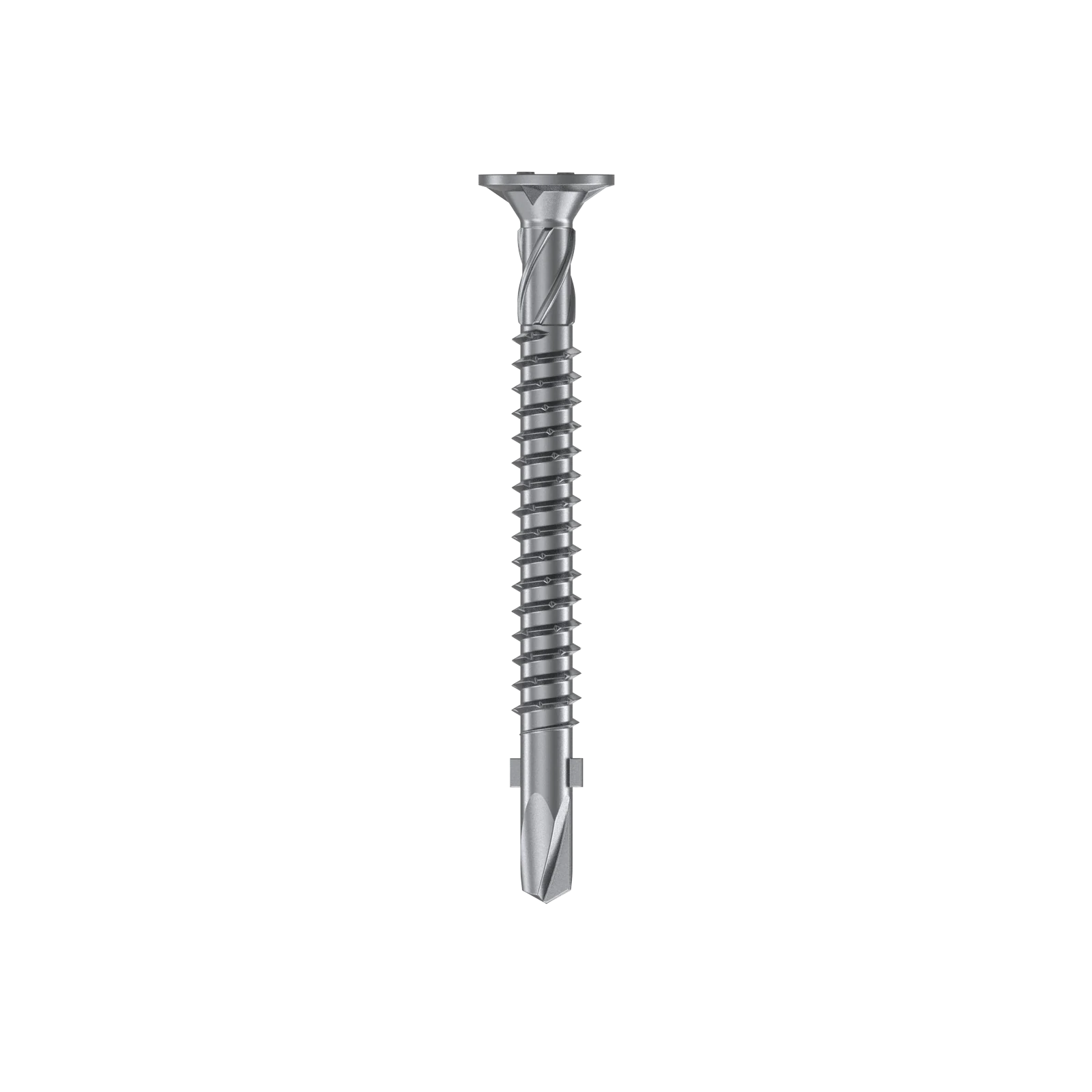 Bremick 14G x 75mm Metal Bugle Screw, T40 Winged Drill Point Fine Thread - 100 Pack