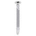 Bremick 14G x 75mm Metal Bugle Screw, T40 Winged Drill Point Fine Thread - 100 Pack