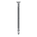 Bremick 14G x 100mm Metal Bugle Screw, T40 Winged Drill Point Fine Thread - 100 Pack