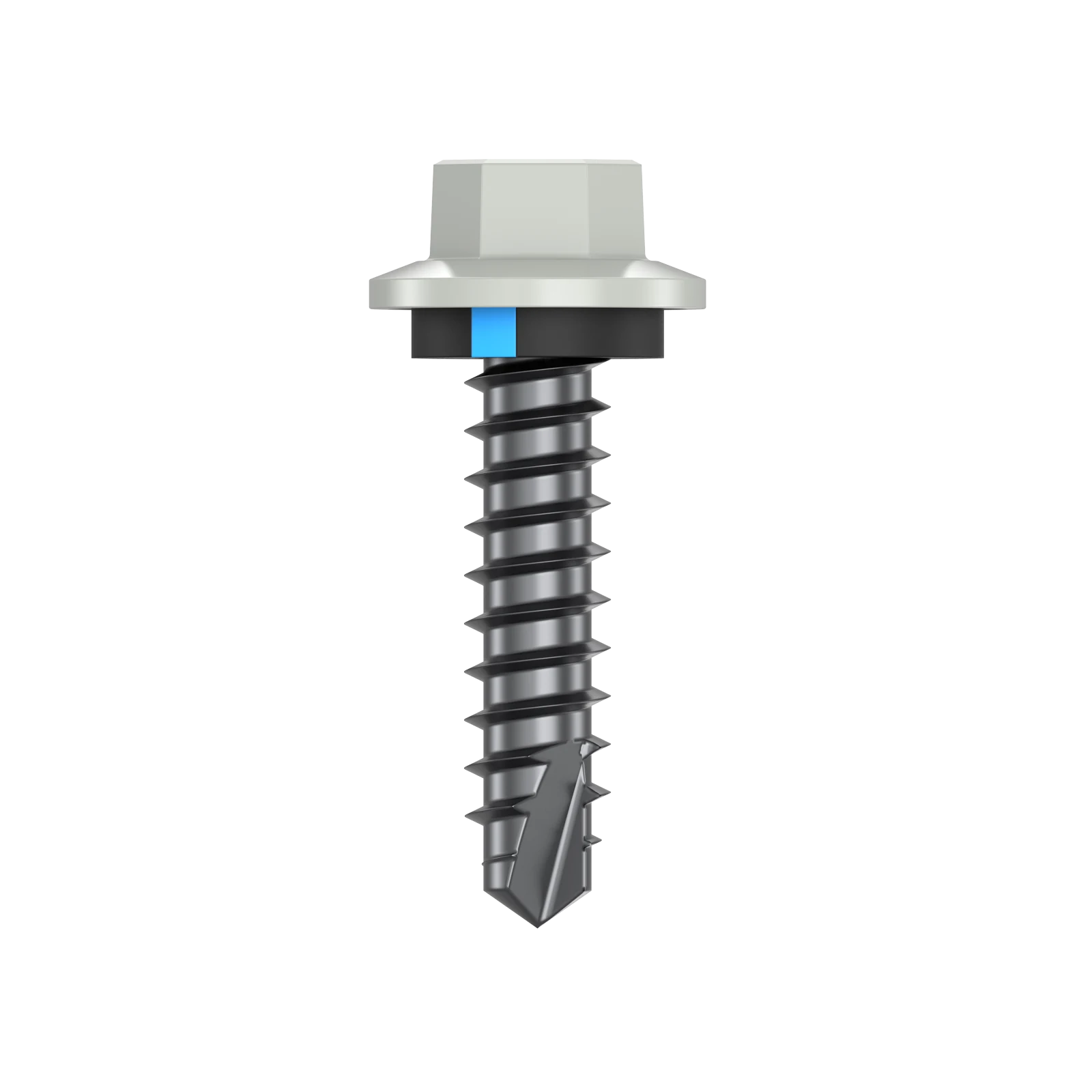 Bremick Vortex Plus 6.2 x 25mm Hex Cladding Screws B8 Shale Grey - 100 Pack