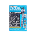 Bremick 6.2 x 50mm Vortex Plus Roofing Screw with Seal, Hex Head Fine Thread - 100 Box