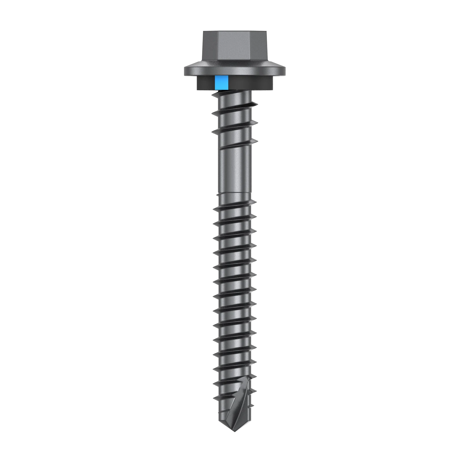 Bremick 6.2 x 50mm Vortex Plus Roofing Screw with Seal, Hex Head Fine Thread - 100 Box