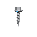 Bremick 12g x 25mm Hex Cladding Screw, Carbon Steel B8 Coating, Sealed Head Type 17 Point - 100 Pack