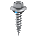 Bremick 12g x 25mm Hex Cladding Screw, Carbon Steel B8 Coating, Sealed Head Type 17 Point - 100 Pack