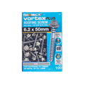 Bremick Vortex Plus 6.2 x 50mm Hex Roofing Screws B8 Dune - 100 Pack