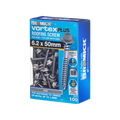 Bremick Vortex Plus 6.2 x 50mm Hex Roofing Screws B8 Dune - 100 Pack