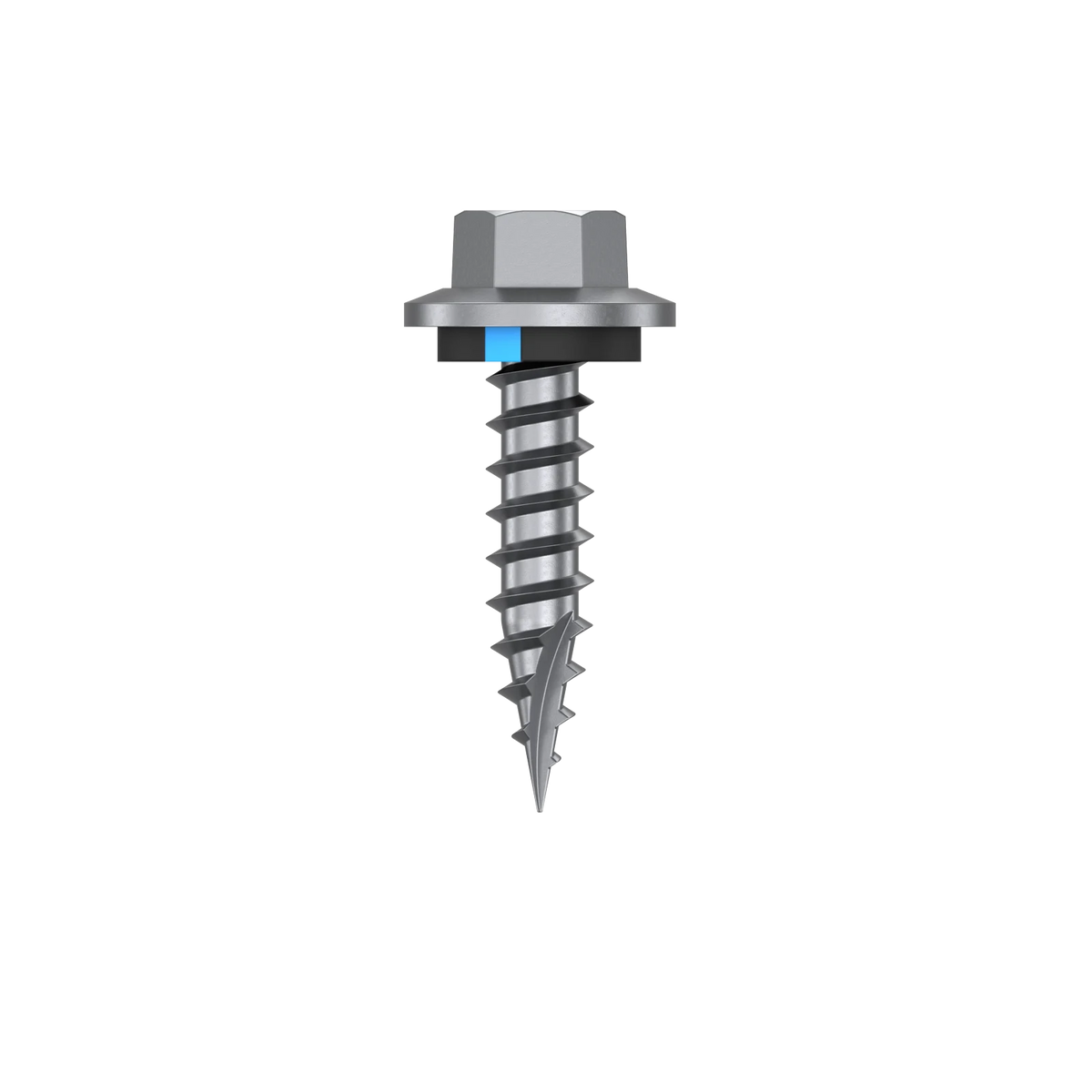 Bremick 12g x 25mm B8 Hex Cladding Screw Type 17 Carbon Steel - Box 500