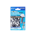 Bremick Vortex Plus 6.2 x 25mm B8 Hex Cladding Screw Dover White - Box 100