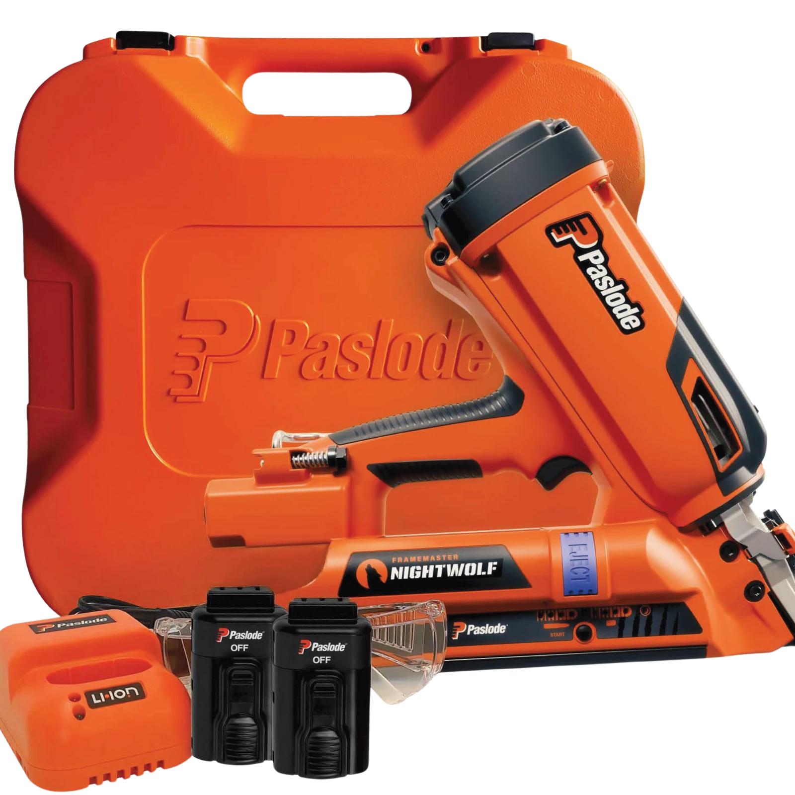 Paslode FrameMaster NightWolf Cordless Framing Nail Gun Kit NW580