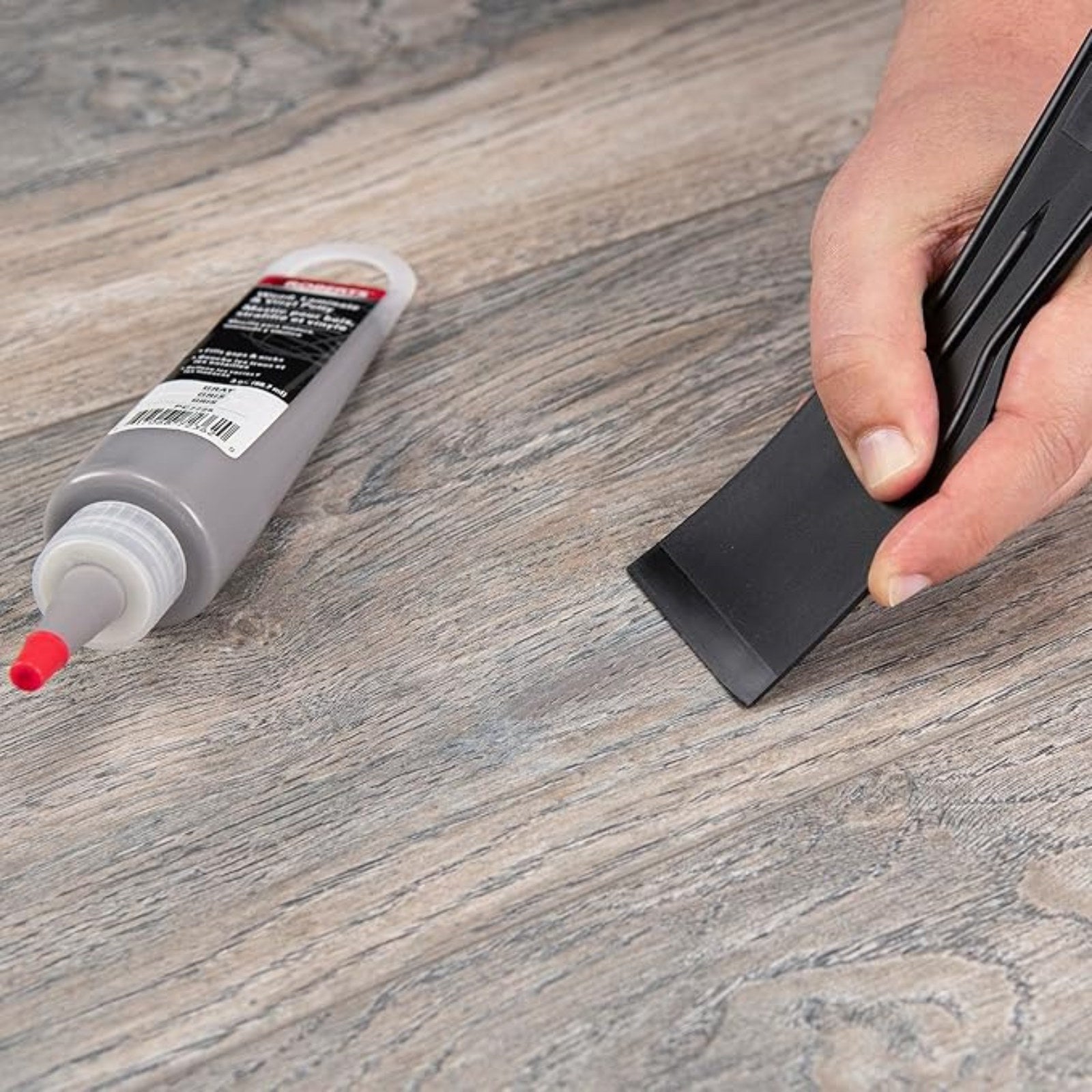Roberts Grey Quick-Repair Putty 88ml Acrylic Laminate & Vinyl Floor Filler