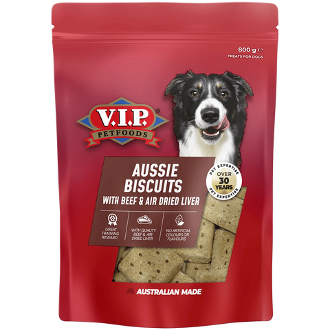 VIP 800g Liver Dog Treat Biscuits