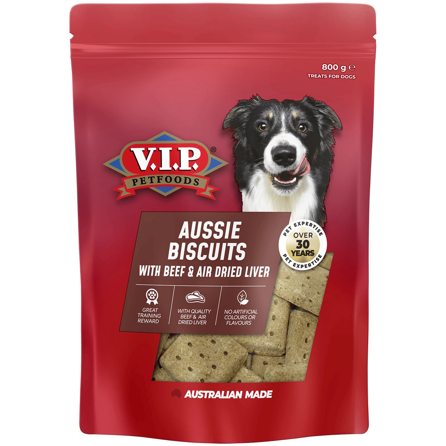 VIP 800g Liver Dog Treat Biscuits