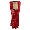 Craftright Long PVC Chemical Gloves - Red, 45cm