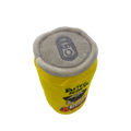 Baxter Bone Pup-Squash Soda Can Plush Dog Toy - Squeaker & Crinkle