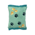 Baxter Bone Salty Dog Chips Plush Crinkle Dog Toy - Aqua