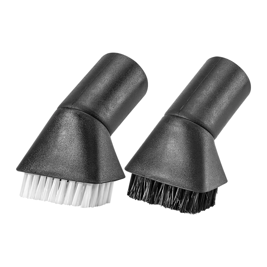 Powerfit Workshop Vacuum 35mm Brush 2-Piece Set