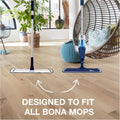 Bona 255mm Microfibre Floor Mop Pad - 1 Pack