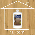 Bona 1L Matt Wood Floor Polish Low Sheen Timber Floor Restorer