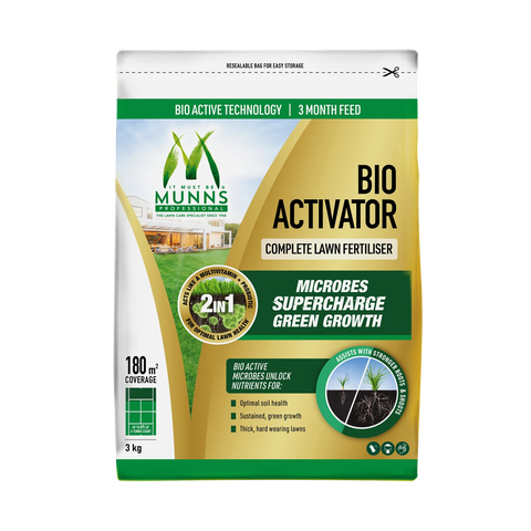 Munns Professional 3kg Granular Bio Activator Lawn Fertiliser