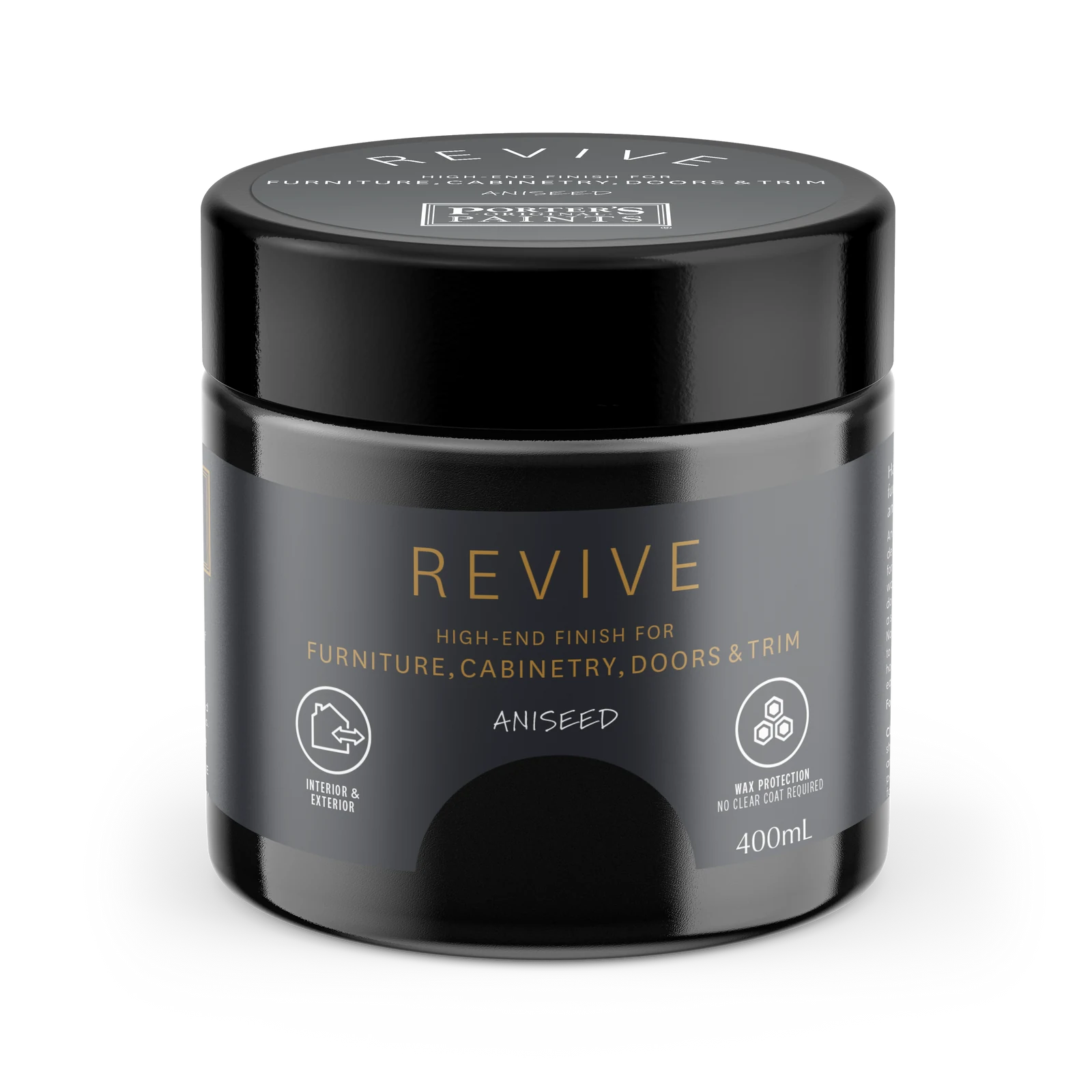Porter's Paints 400ml Aniseed Revive Furniture & Cabinetry Paint, Satin, UV Resistant