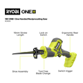 Ryobi 18V ONE+ One-Handed Reciprocating Saw RCRS18 - Tool Only