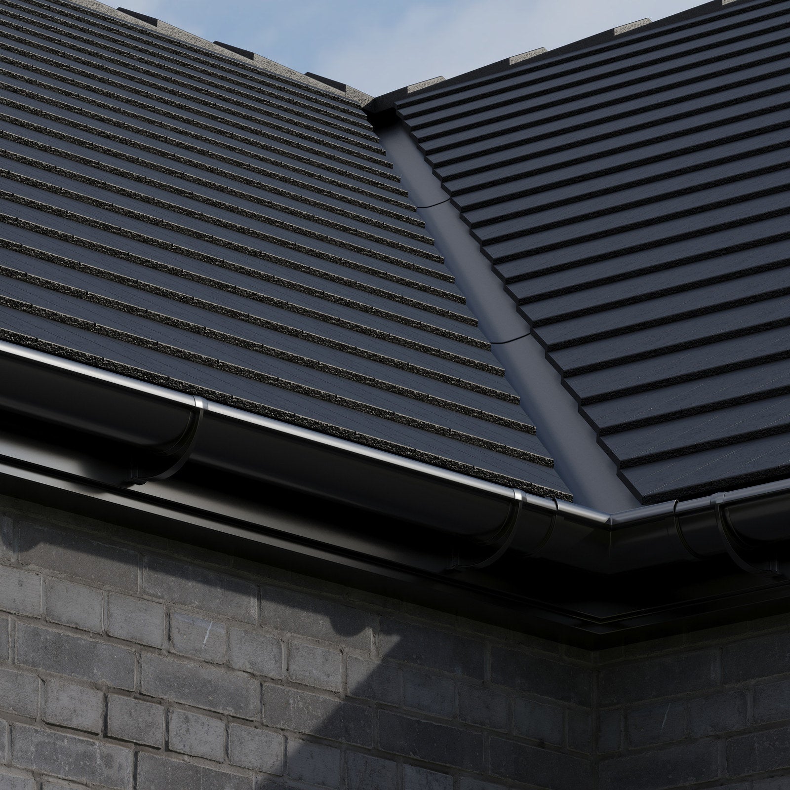 Wakaflex 560mm x 5m Black Lead Free Roof Flashing with Aluminium Mesh