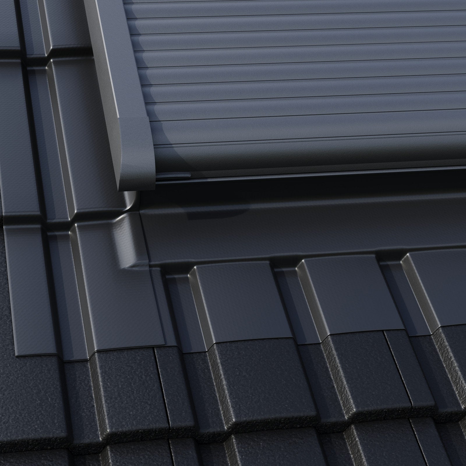 Wakaflex 560mm x 5m Black Lead Free Roof Flashing with Aluminium Mesh
