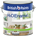 British Paints 4L Mid Base Semi Gloss H2O Enamel Paint Indoor Outdoor