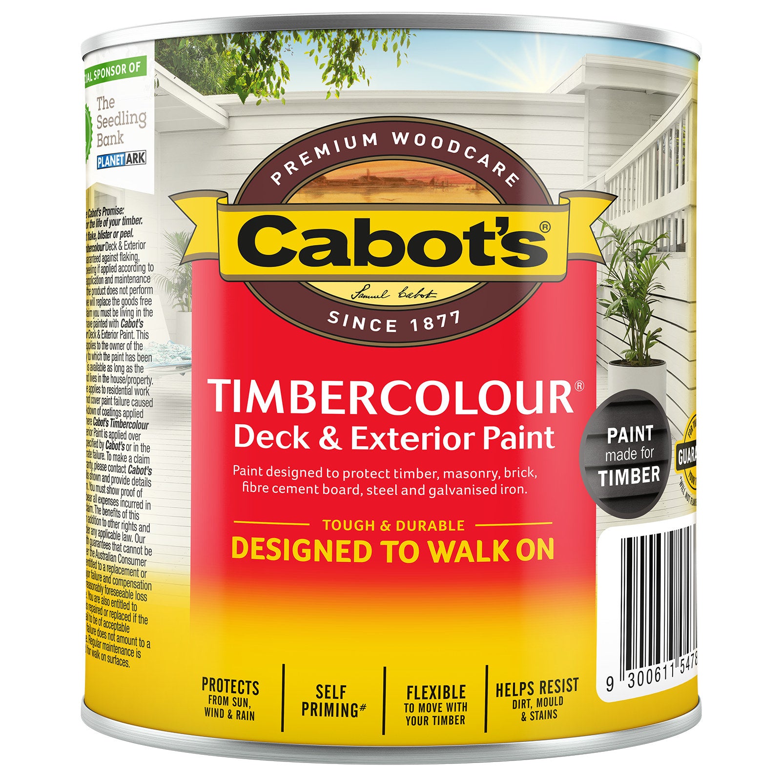 Cabot's 500ml Ultra Deep Base Timbercolour Water Based Deck & Exterior Paint, Tintable