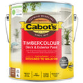 Cabot's 4L Brown Timbercolour Deck & Exterior Paint, Water-Based Self-Priming UV Resistant