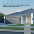 Taubmans Sunproof 1L White Gloss Exterior Paint - Water Based Acrylic, Tintable