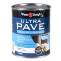 White Knight Ultra Pave 1L Accent Quick Dry Paving & Concrete Paint - Water Based, Tintable, Recoat 2hrs