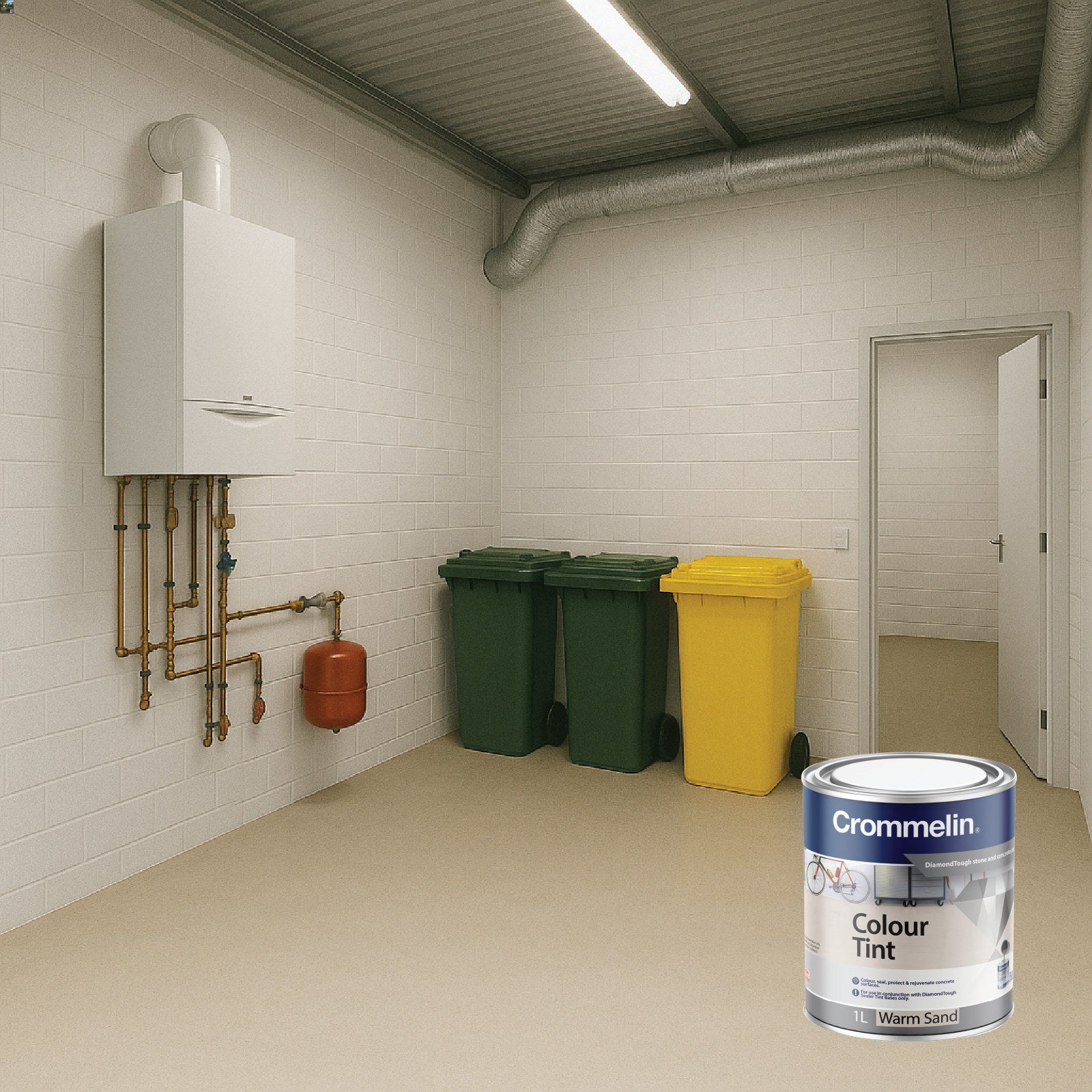 Crommelin DiamondTough Colour Tint 1L Warm Sand Solvent Based