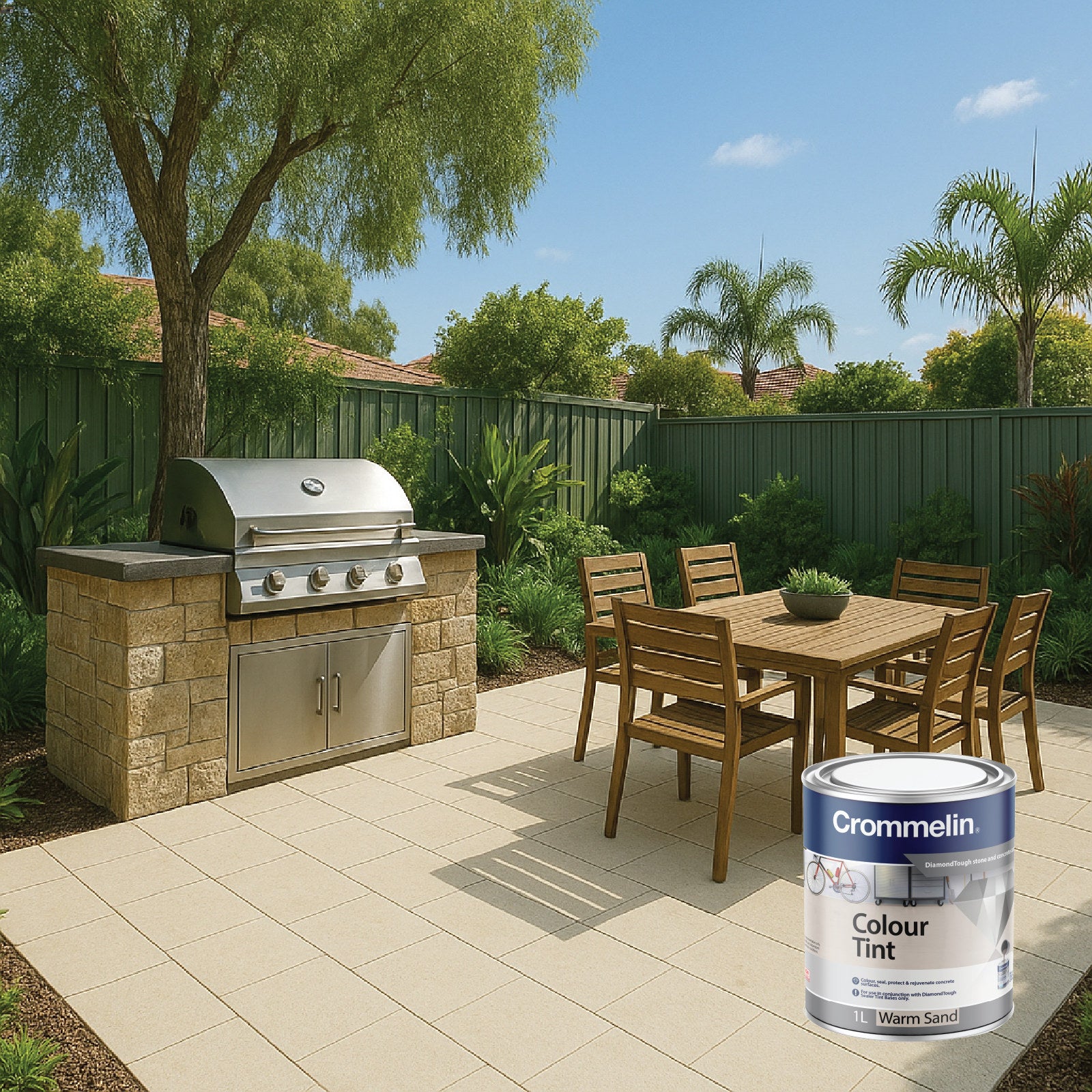 Crommelin DiamondTough Colour Tint 1L Warm Sand Solvent Based