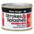 White Knight Strokes and Splashes Paint 100ml - Cherry Red Water Based, Indoor & Outdoor Craft Paint