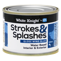 White Knight Strokes & Splashes 100ml Ming Blue Gloss Water-Based Craft Paint Indoor Outdoor