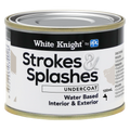 White Knight 100ml Strokes & Splashes Water-Based Primer Undercoat Paint