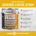 Zinsser CoverStain 3.78L White Oil-Based Primer Sealer & Stain Blocker
