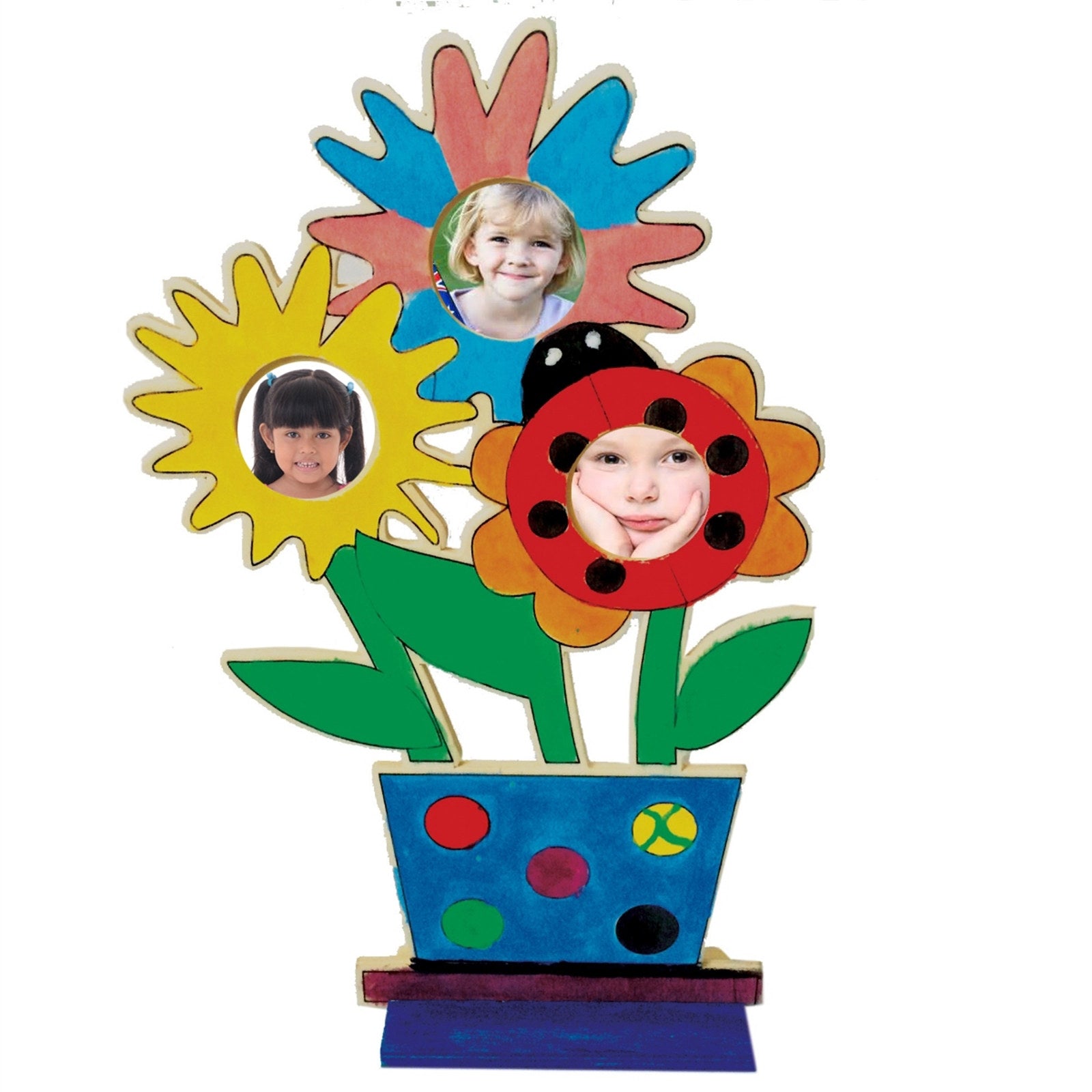 Boyle Photo Frame with Display Stand Paint Kit - Plywood