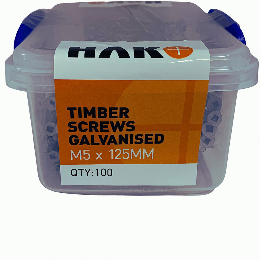 Tox M5 x 125mm Galvanised Polystyrene EPS Washer Screw - 100 Box