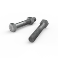 ZENITH M12 x 75mm Hot Dip Galvanised 4.6 Grade Hex Head Bolts and Nuts - 12 Pack