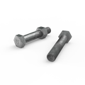 Zenith M12 x 65mm Hot Dip Galvanised Hex Head Bolt & Nut - Each