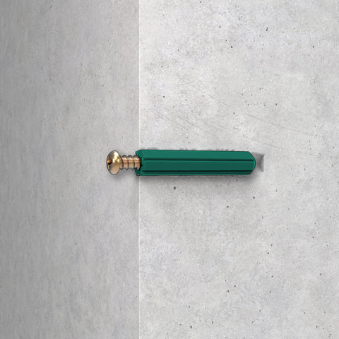 Ramset 7 x 35mm Green Plastic Wall Plugs - 25 Pack