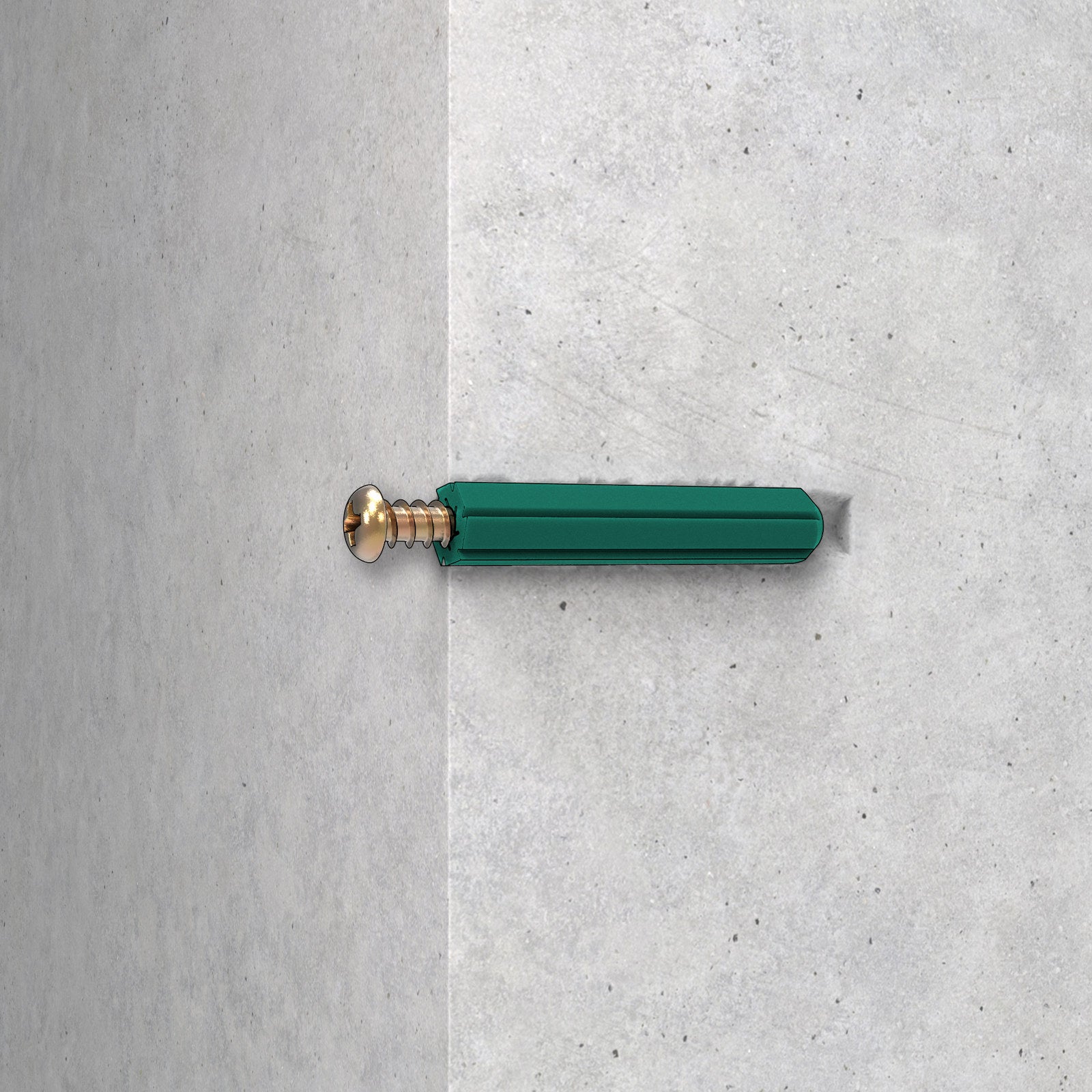 Ramset Wall Plug Roll 7mm x 5m Green PVC Masonry Fastener